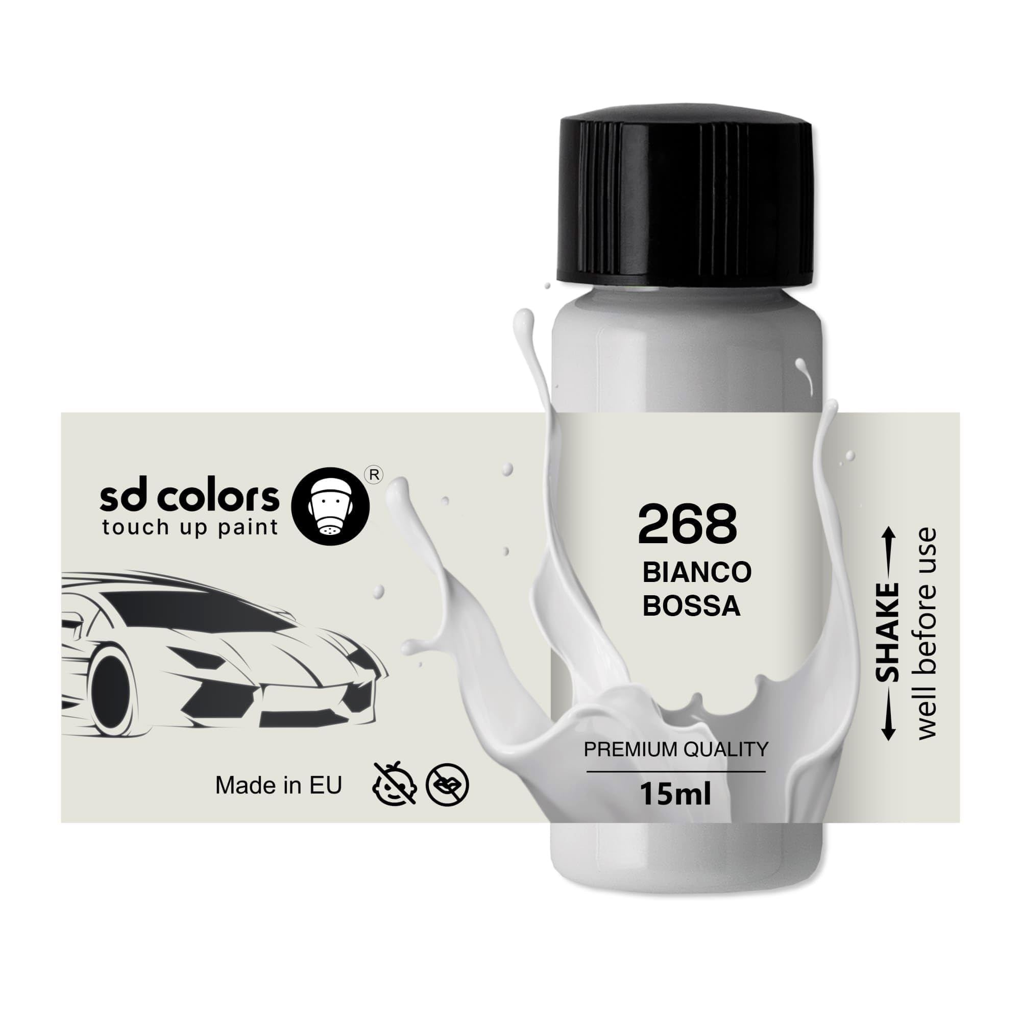 シルキーバッジ 白布 SD COLORS BIANCO BOSSA NOVA 268 268A 268/A 674 934 New Touch Up